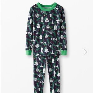 Hanna Andersson Star Wars Christmas PJs Sz7 or 120
